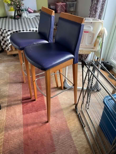 Photo of free 2 bar stools (Malvern WR14) #1