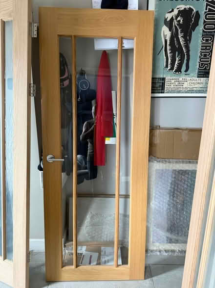 Photo of free Wicks Oak Glazed Door (Addlestone KT15) #1