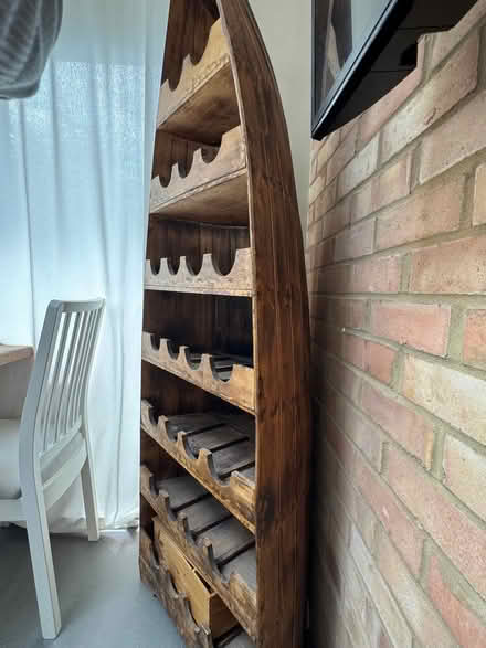 Photo of free wooden wine rack free standing (Bog Gate TW10) #1