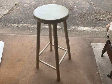 Photo of free High wood stool (Hitchin) #1