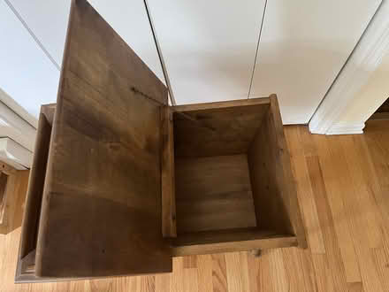 Photo of free Side Table w Great Storage (Branford) #2