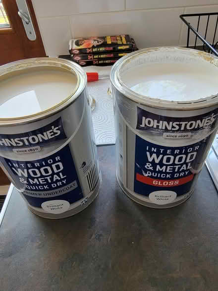 Photo of free 2 full tins white paint (Walton. Liverpool 4) #2