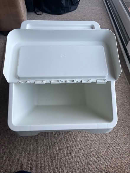 Photo of free Two white IKEA Sortera boxes with lids (Broadwater Down TN2) #3