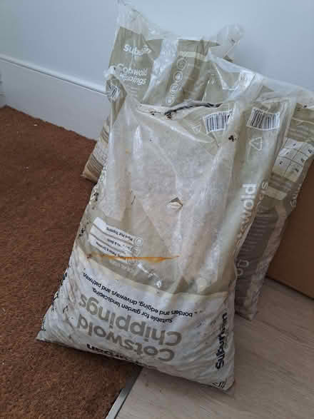 Photo of free 3.5 bags of Cotswolds chippings (Shepherds Bush W12) #2