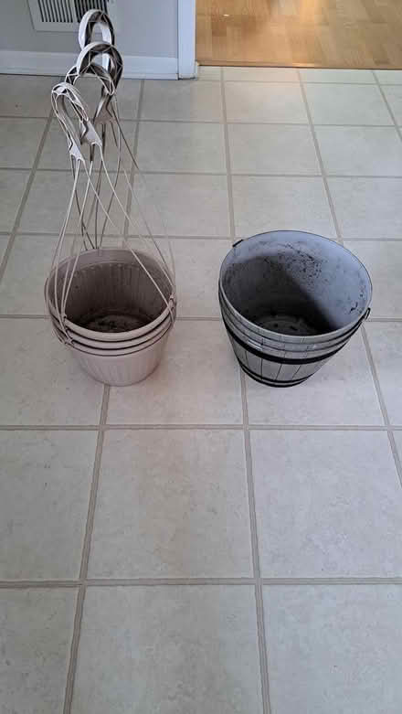 Photo of free Flower pots (Off of Rt 206 and Triangle Rd) #1