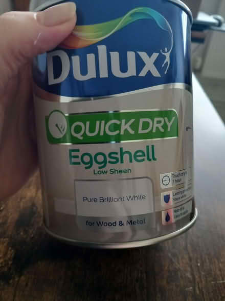 Photo of free Eggshell paint (Mile Oak BN41) #1