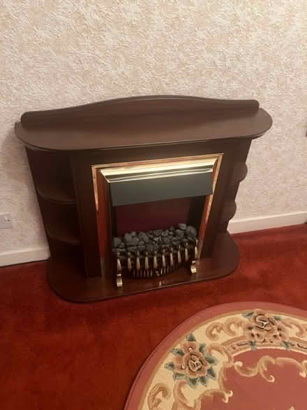Photo of free Wooden stand alone “fireplace” (Bellshill) #1