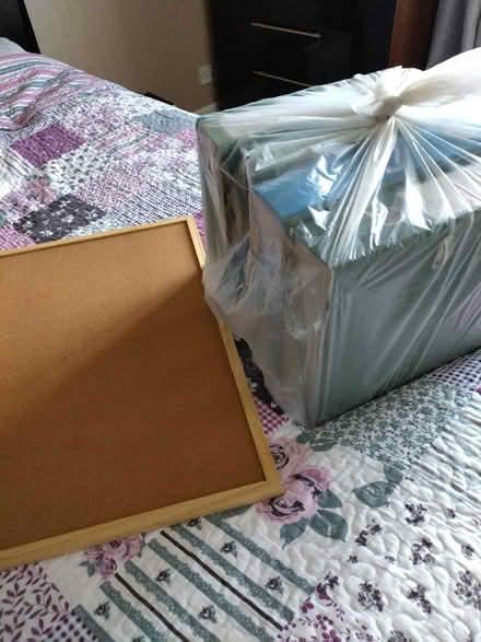 Photo of free office ring binders and cork board (Stanway CO3) #1