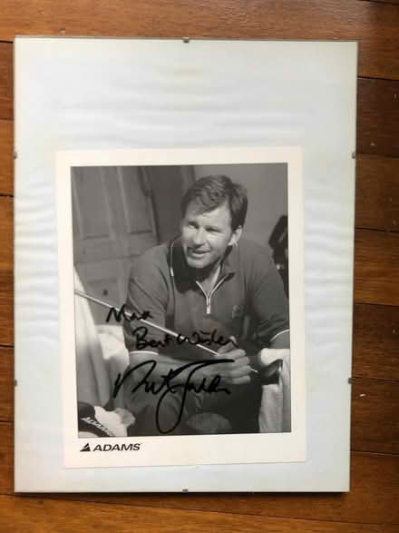 Photo of free Signed photo Nick Faldo - to "Max" (Liphook) #1