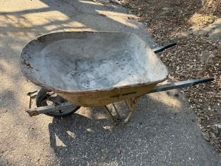 Photo of free Really old, beat up wheelbarrow (West Cupertino) #2
