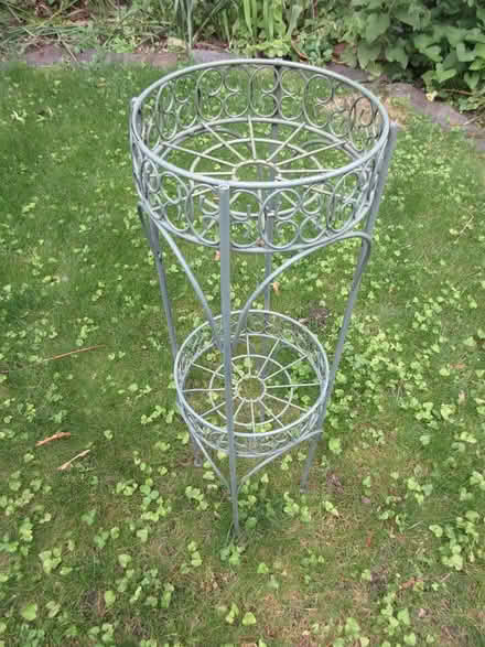 Photo of free metal plant stand (North Cambridge) #1