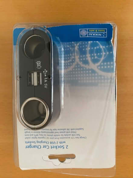 Photo of free 2 Socket car charger (Nascot Wood WD17) #1