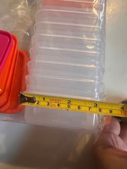 Photo of free 10 x small lidded stackable pots (Preston park BN1) #2