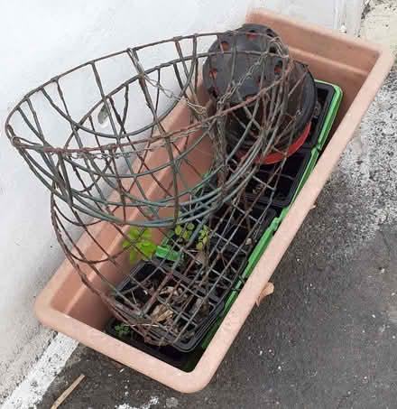 Photo of free Garden troughs hanging baskets bits (Fiveways BN1) #1