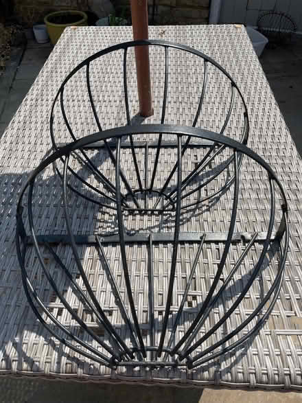 Photo of free 2 x large wall baskets (Brigstock NN14) #1