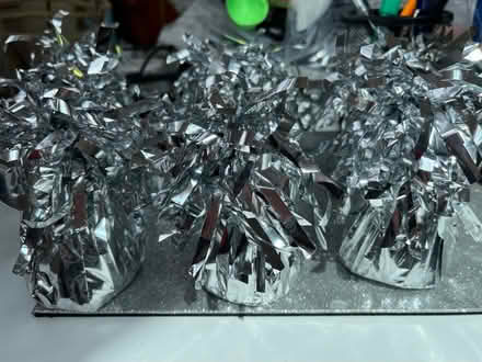 Photo of free 6 Silver balloon weights (Gosport PO12) #1