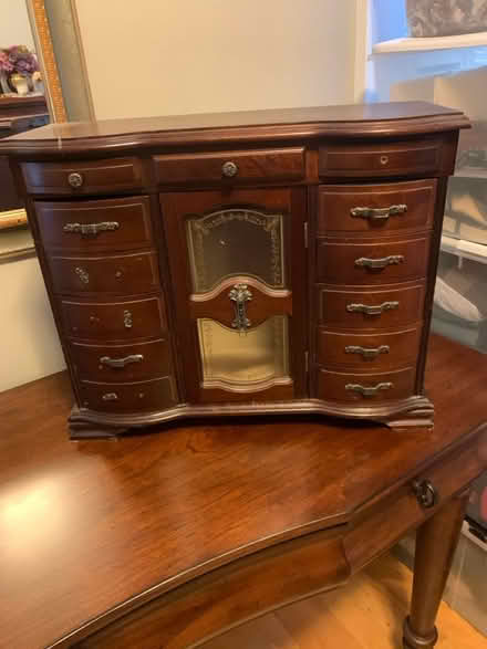 Photo of free Wood Jewelry Box with Some Jewelry (Cottageville, South Brunswick) #1