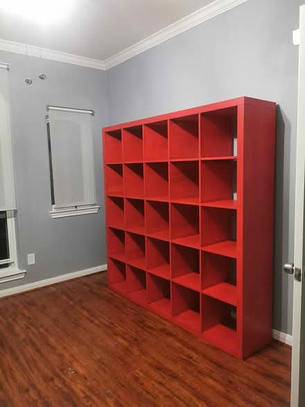 Photo of free Ikea shelving unit - Red (77091) #2