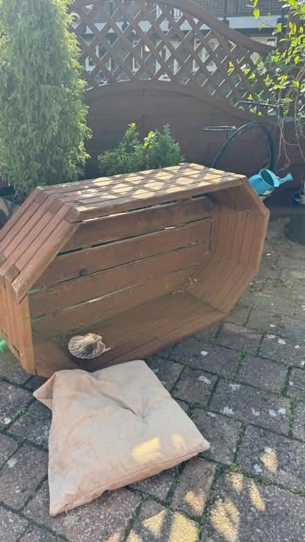 Photo of free Large wooden planter (Sale M33) #2