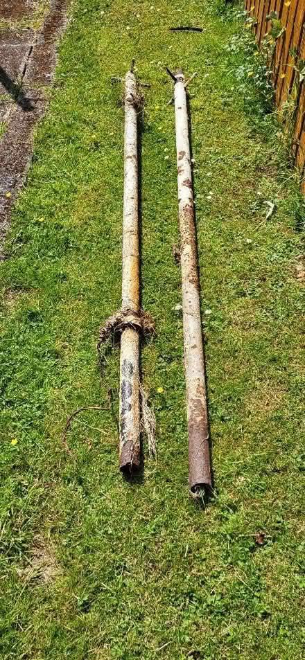 Photo of free 2 clothes poles (Townhill KY12) #1