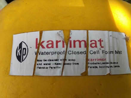 Photo of free 2 camping mats Karrimat (Lower Crumpsall M8) #1
