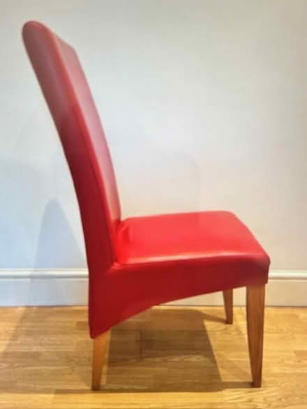 Photo of free Dining Chairs x 8 Leather & Oak (Ickenham) #3