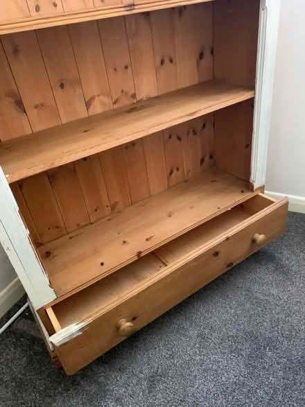 Photo of free Large solid pine dresser/shelves (Hove) #2