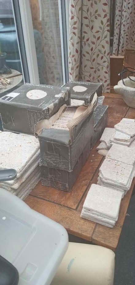 Photo of free 140 new natural stone tiles (Whitehill GU35) #3