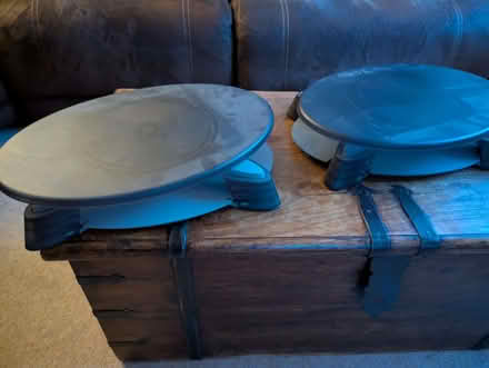 Photo of free Monitor stands x2 (Carnforth LA5) #1