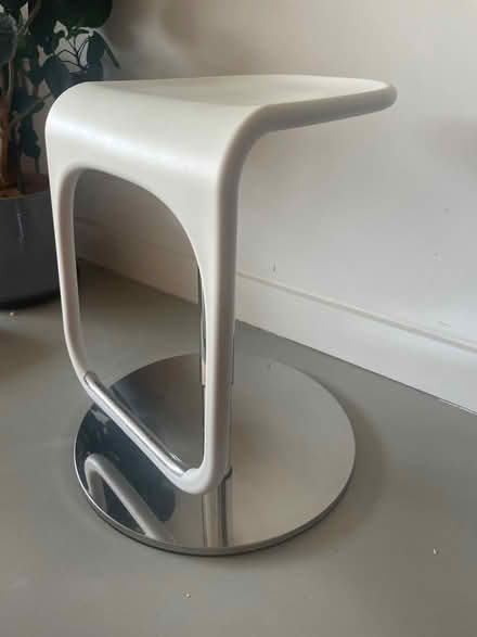 Photo of free White ikea swivel barstool (Nr. St Ann’s Well BN3) #4