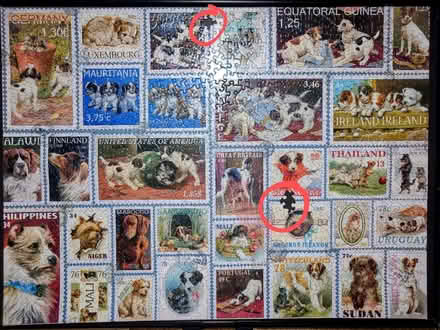 Photo of free Puzzle Dog stamps 1000 pcs (NW6) #3