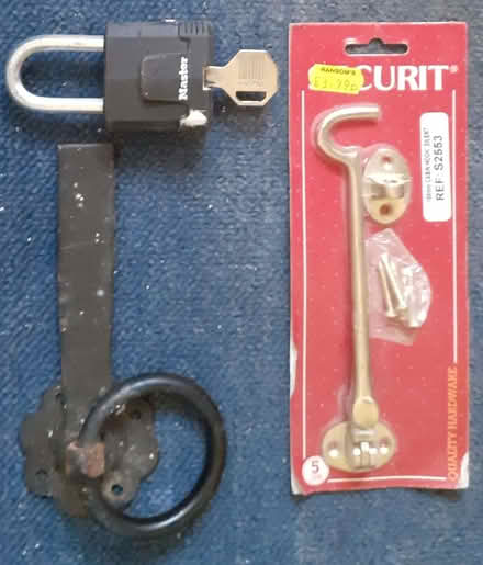Photo of free Padlock & hook & door latch... (Fiveways BN1) #1