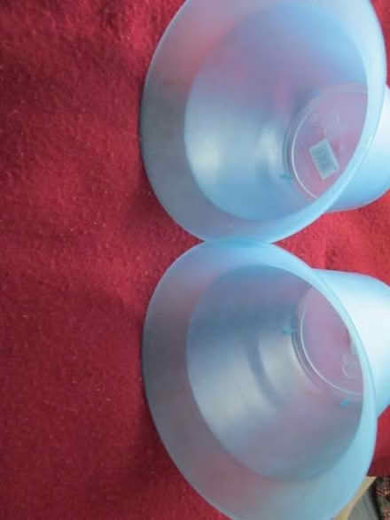 Photo of free 2 x new unused plastic small bins - blue (Canonbury N1) #4
