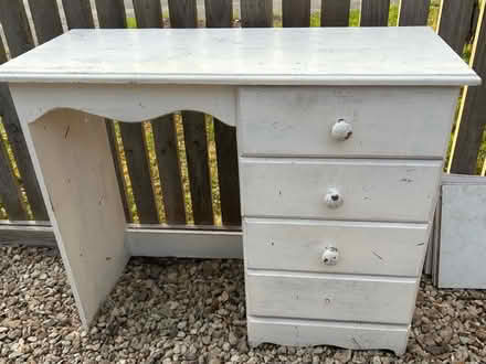 Photo of free Desk - solid wood, 4 drawers (Northmoor OX29) #1