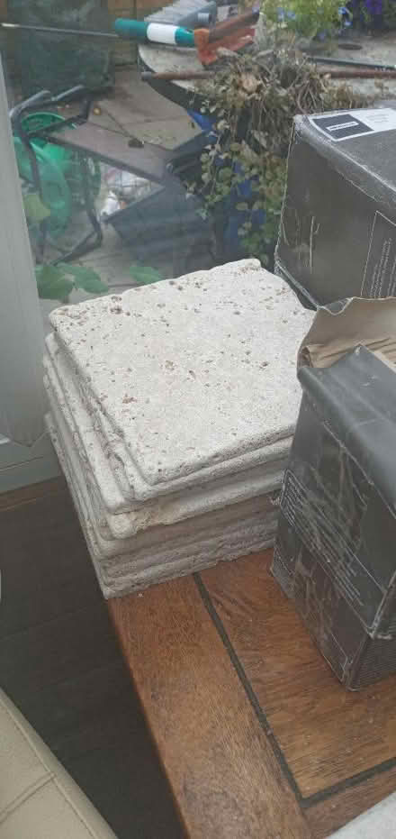 Photo of free 140 new natural stone tiles (Whitehill GU35) #2
