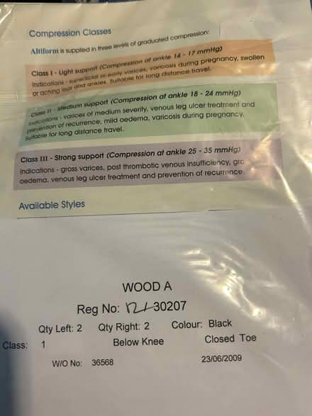 Photo of free New in package compression socks (Norham Manor OX2) #1