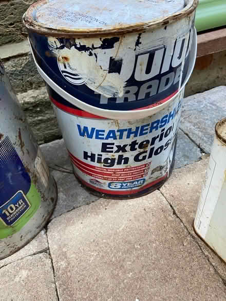 Photo of free white weathershield trade gloss paint (Watford Heath WD19) #2