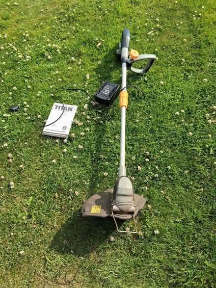 Photo of free Titan cordless strimmer TTI5496TM (not working) (Kenilworth Road DE5) #1