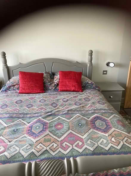 Photo of free King size wooden bed frame (BH23 central Christchurch) #2
