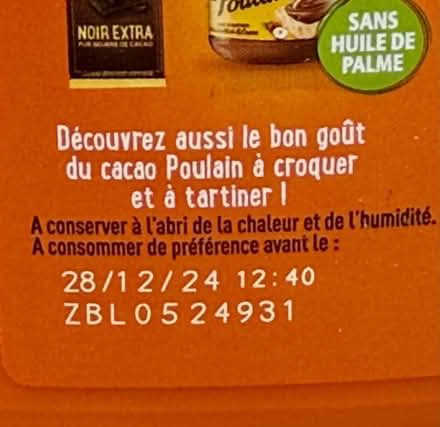 Photo of free Poulain chocolate powder sealed 800gms (Beaconsfield HP9) #3