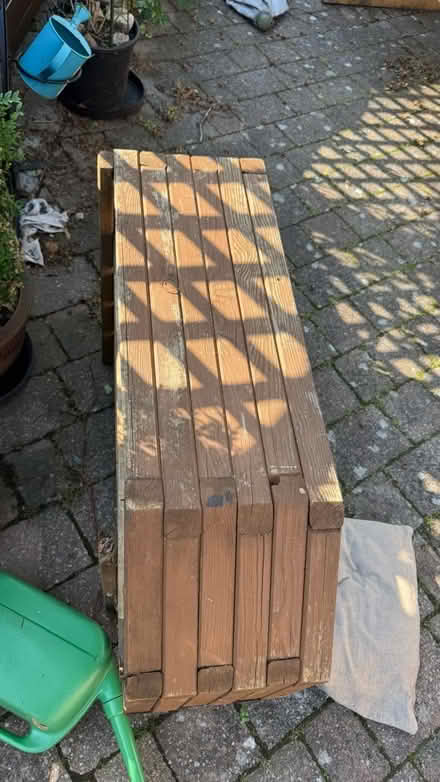 Photo of free Large wooden planter (Sale M33) #3