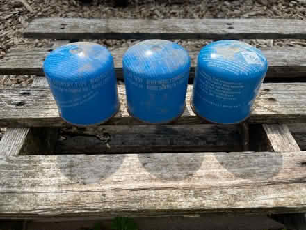 Photo of free 3 unused camping gas canisters (Kendal LA9) #1