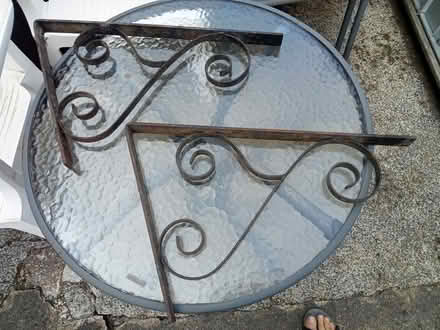 Photo of free Pair of Iron Brackets (Shipley BD18) #1