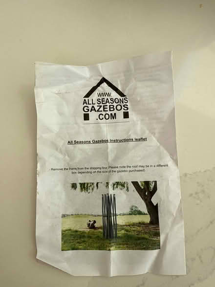 Photo of free 3m x 3m All Seasons green gazebo. (No sides) (Barnes SW13) #1