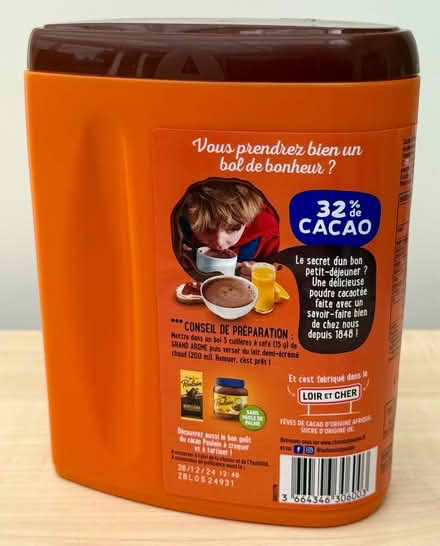 Photo of free Poulain chocolate powder sealed 800gms (Beaconsfield HP9) #2