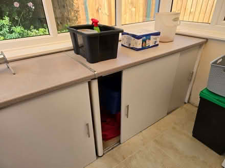 Photo of free Various pieces of wood including worktop and fittings (Flordon NR15) #1