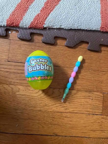 Photo of free Plastic easter eggs & bubbles (Arlington/West Medford line) #1