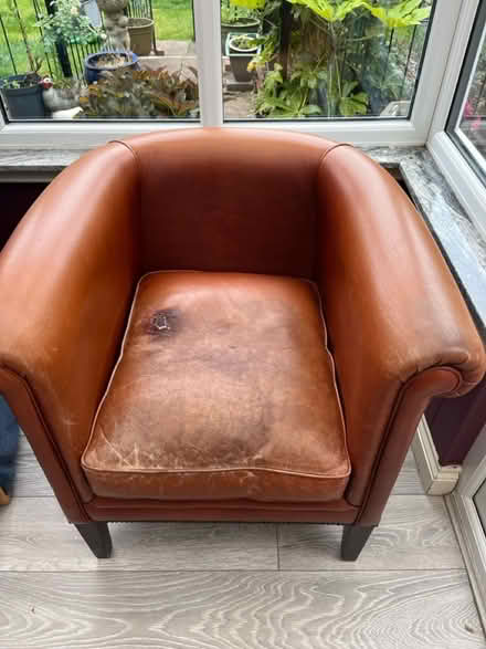 Photo of free Laura Ashley Leather Club Chair (Bessacarr Doncaster DN4) #3