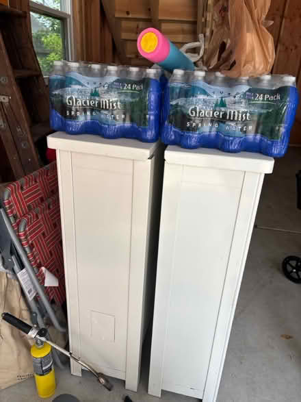 Photo of free 2 Steel white radiator covers (La Grange south of ogden) #2