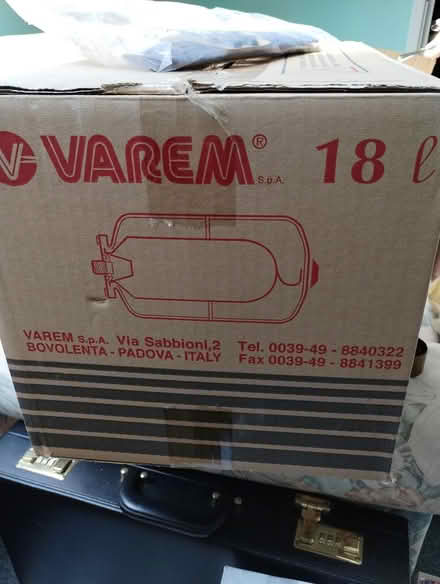 Photo of free Varem 18l pressure vessel (B91 - Central Solihull) #1